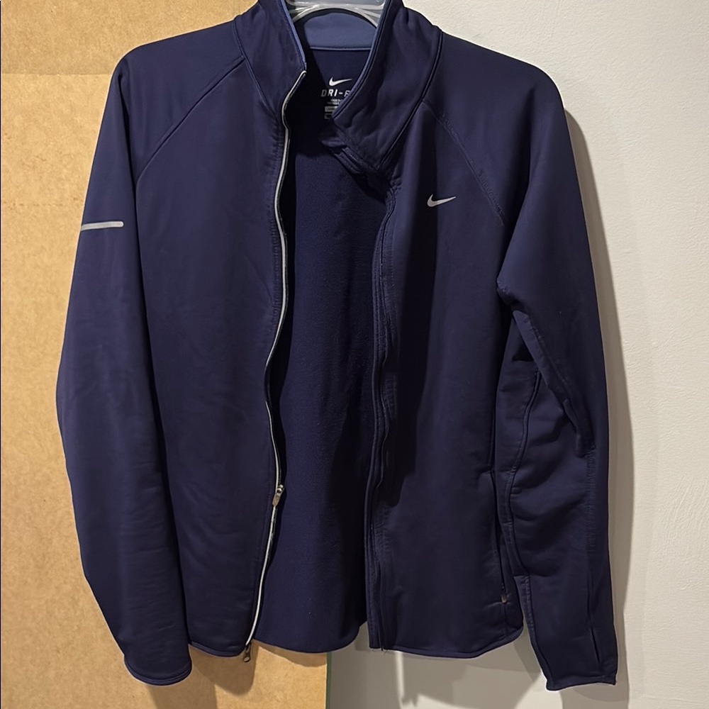 Nike Blue Sweatshirt with Reflective Details